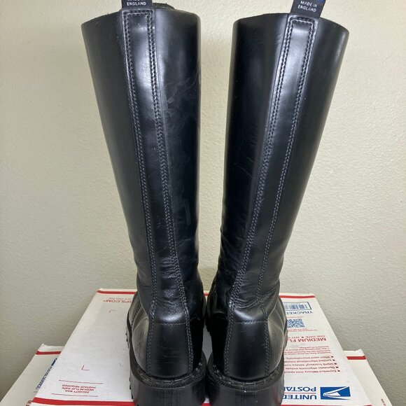 England Steel Toe NPS boots Wmns. US 8.5 solovair 20-eye gripfast dr. martens oi - Picture 14 of 16